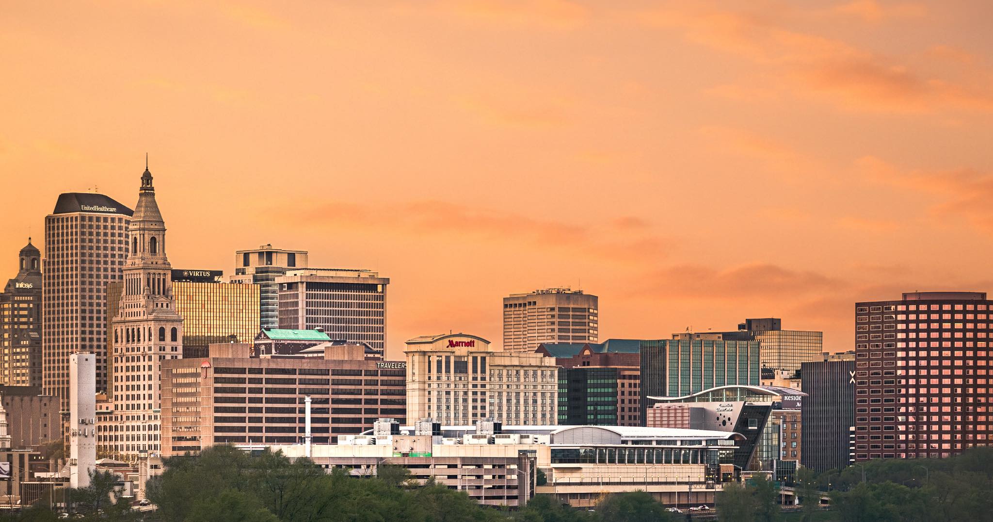 Hartford CT skyline - property management services